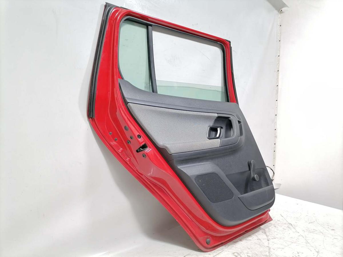 Skoda Fabia 2 5J original T&uuml;r hinten links Coridarot LF3K Flie&szlig;heck Bj.2012